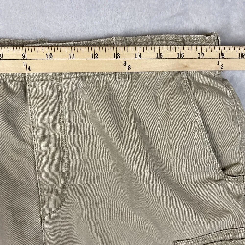Timberland Cargo Shorts Mens 36 Khaki 100% Cotton Pockets Utility Outdoor Hiking
